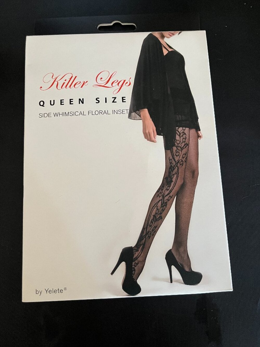 Floral Fishnet Hose - Queen - Great for Halloween, too!